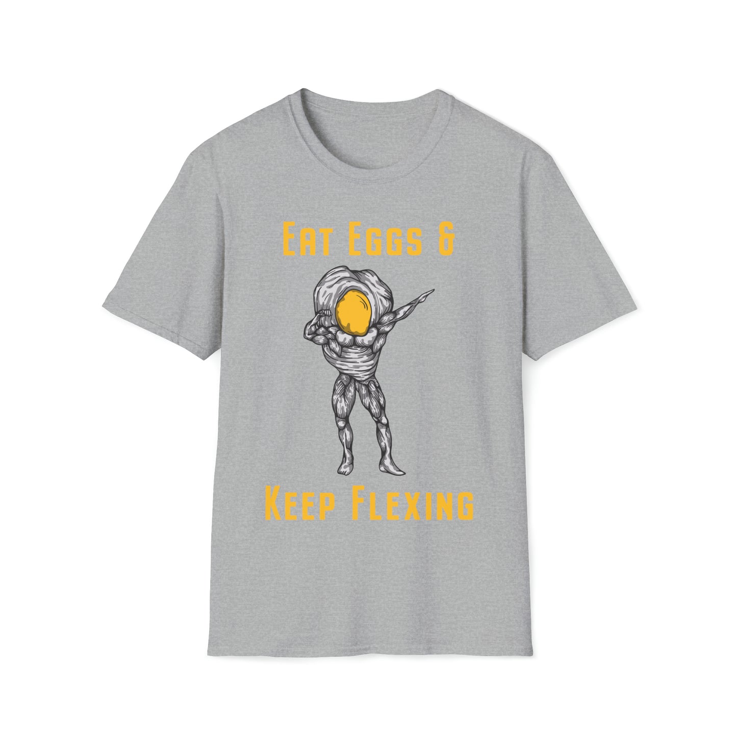 Steak and Leggs Eat Eggs & Keep Flexing Tee