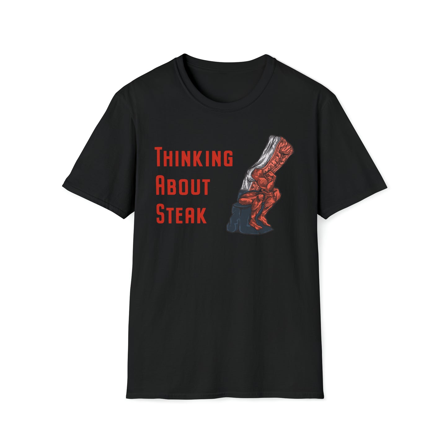 Steak and Leggs Thinker Steak Tee