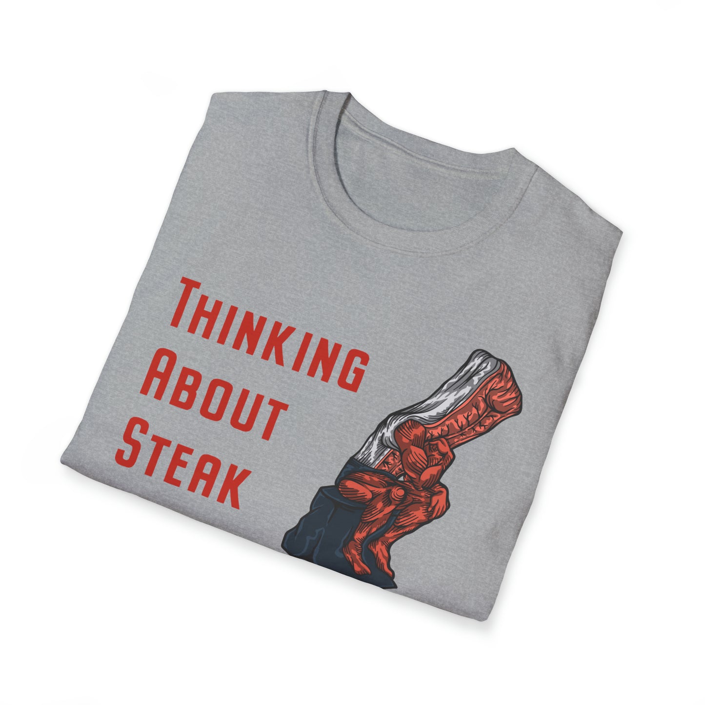 Steak and Leggs Thinker Steak Tee