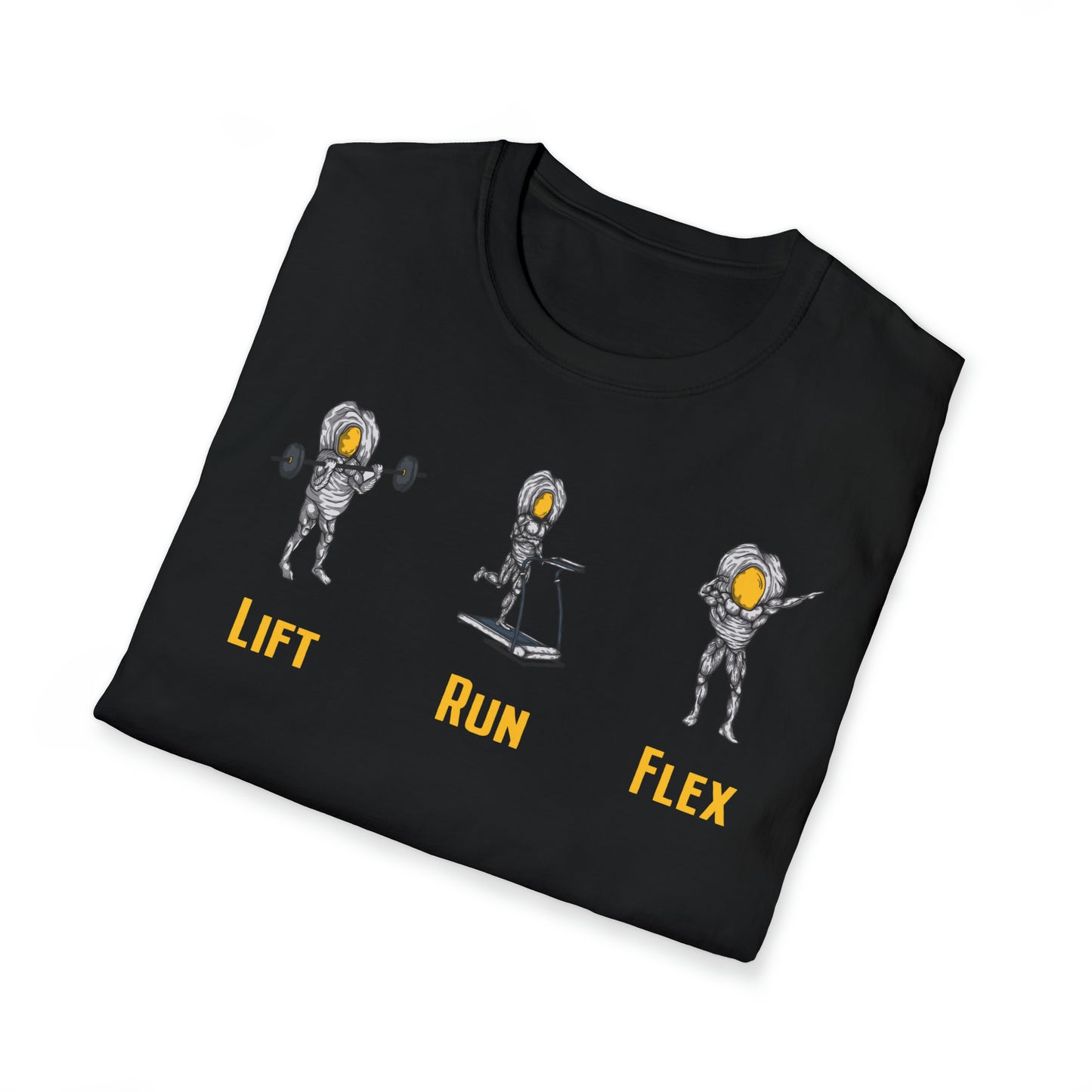 Steak and Leggs Lift, Run, Flex Eggs Tee