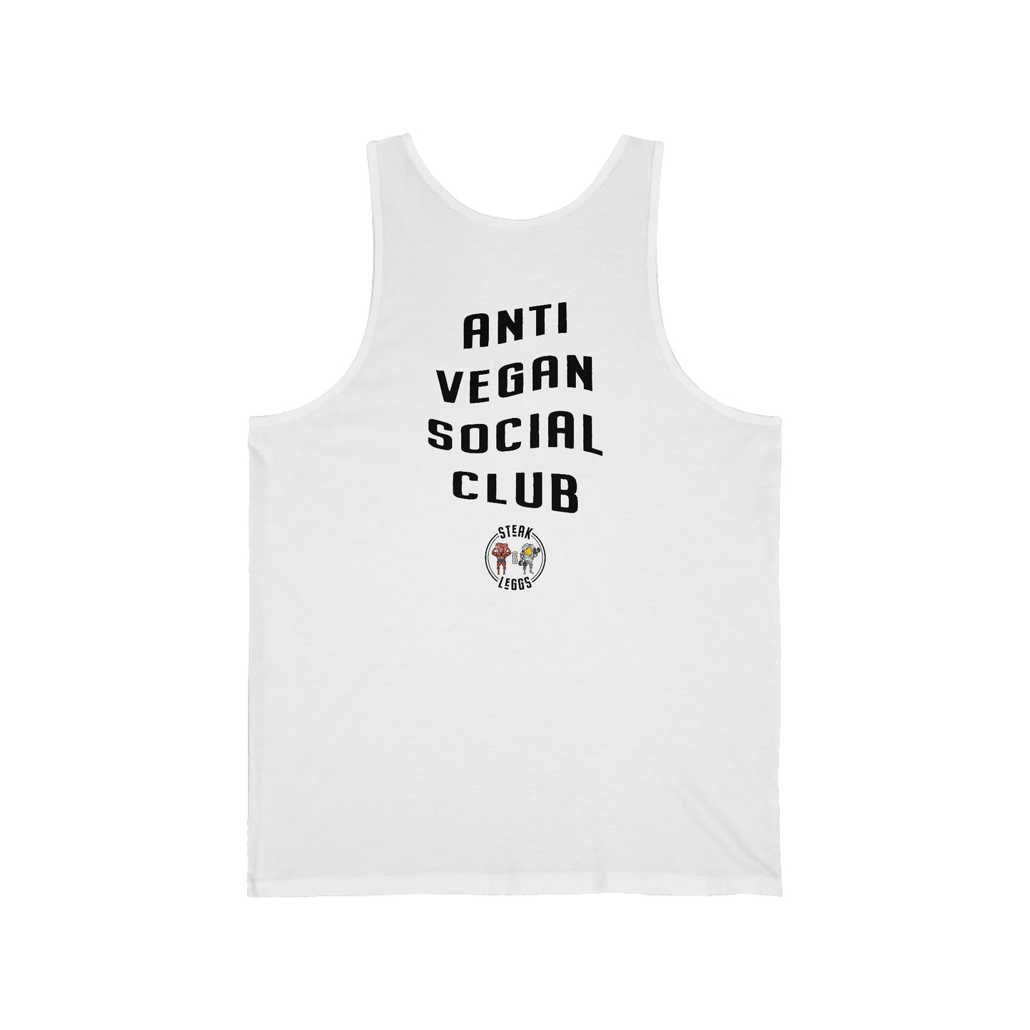 Steak and Leggs Anti-Vegan Social Club Tank