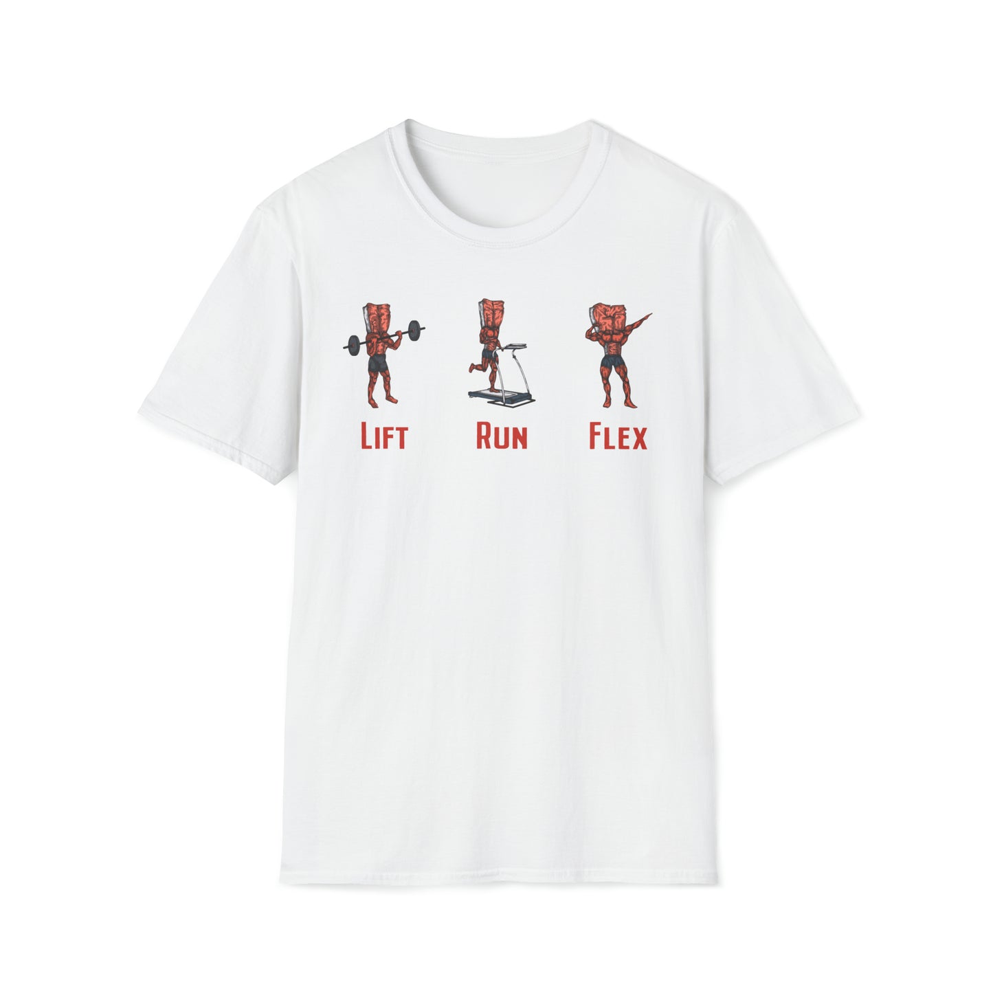 Steak and Leggs Lift, Run, Flex Steak Tee