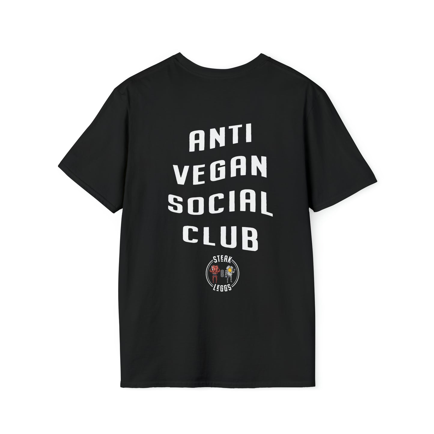 Steak and Leggs Anti-Vegan Social Club Tee