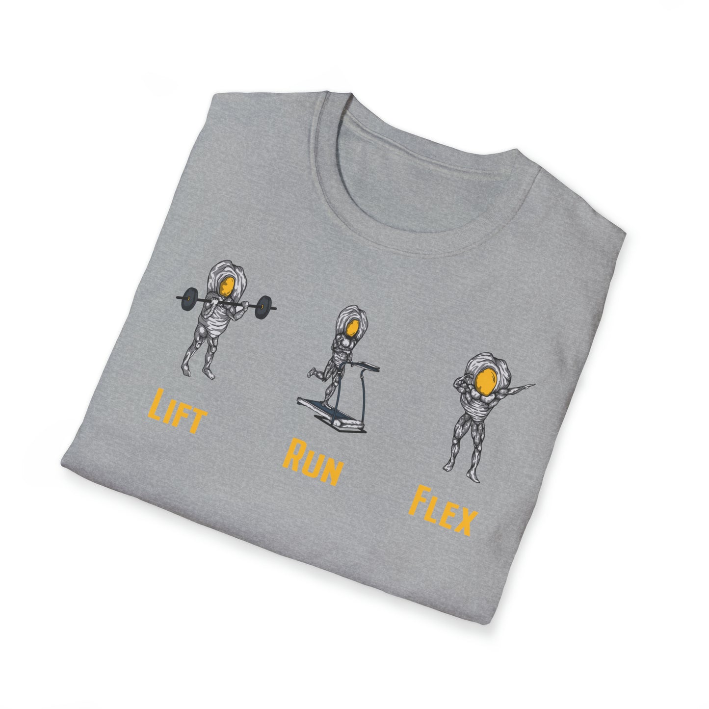 Steak and Leggs Lift, Run, Flex Eggs Tee