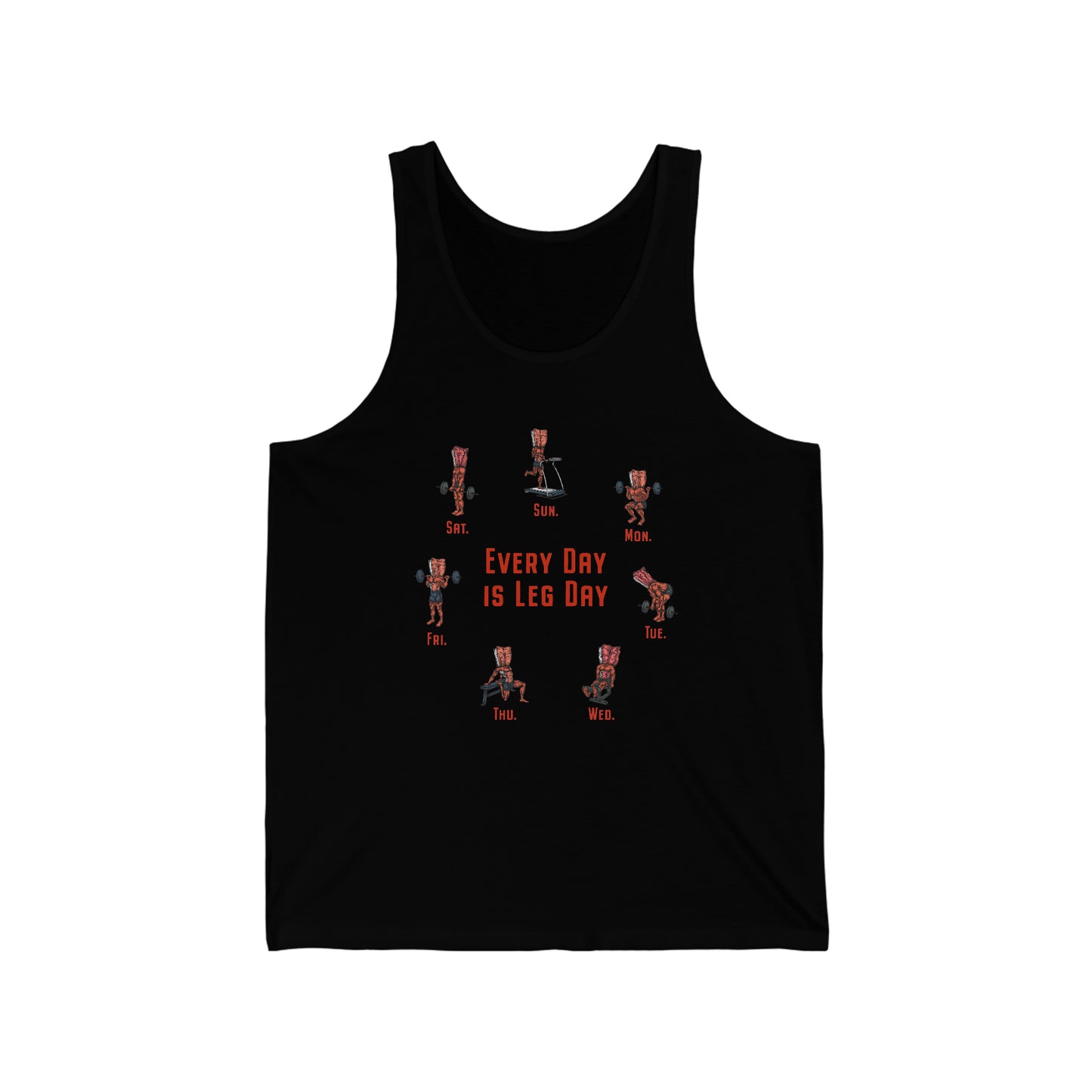 Steak and Leggs Every Day is Leg Day Steak Tank