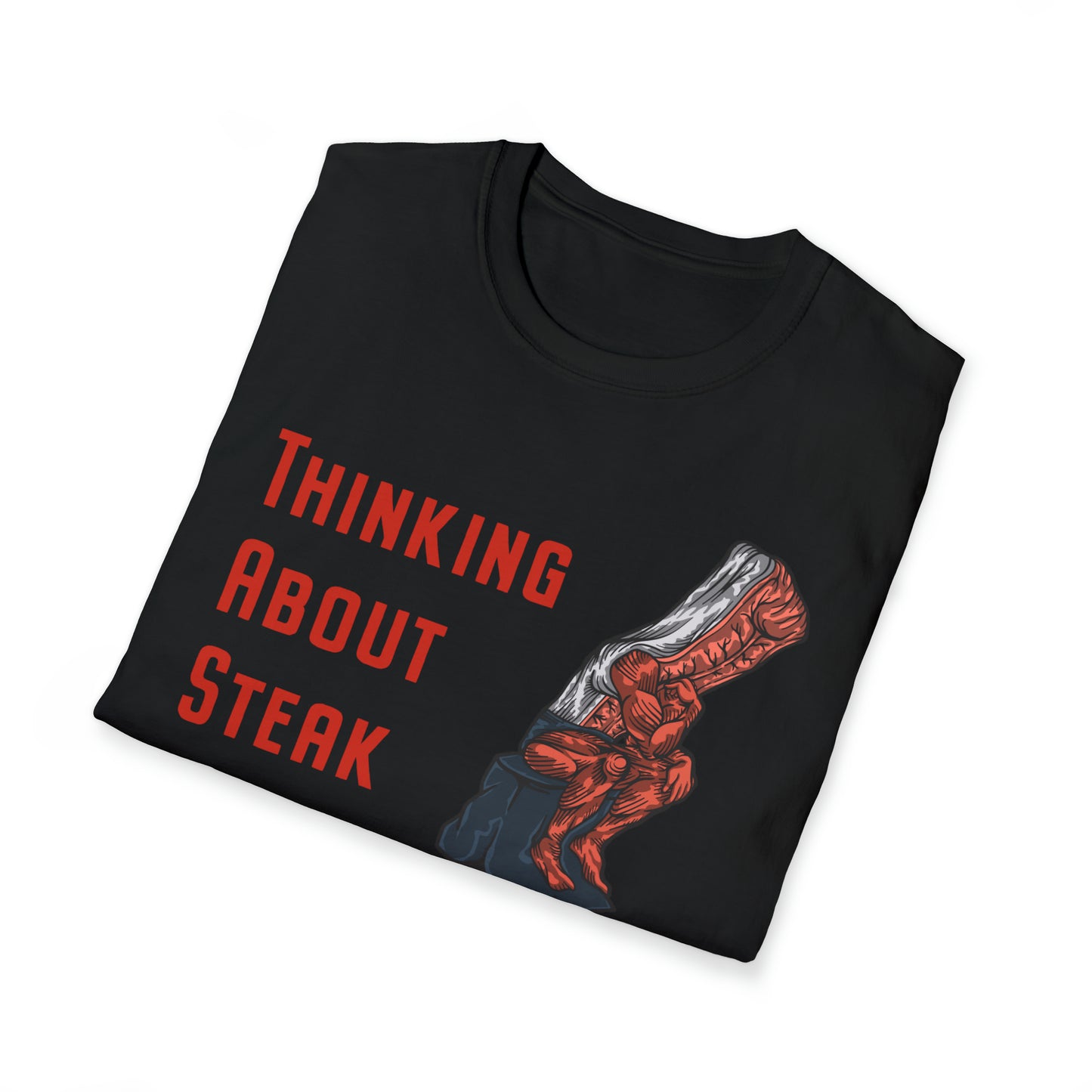 Steak and Leggs Thinker Steak Tee