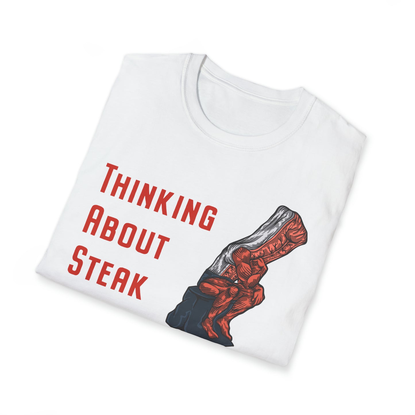 Steak and Leggs Thinker Steak Tee