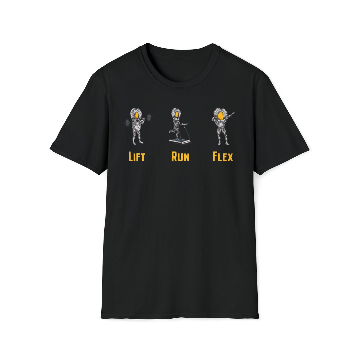 Steak and Leggs Lift, Run, Flex Eggs Tee