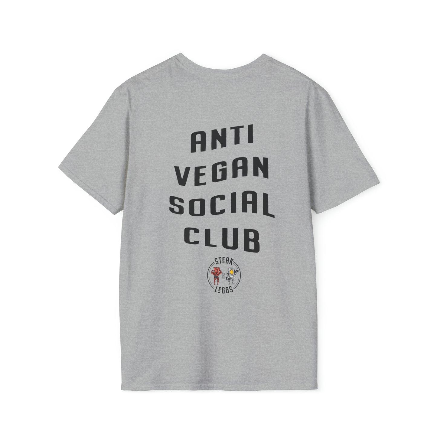 Steak and Leggs Anti-Vegan Social Club Tee