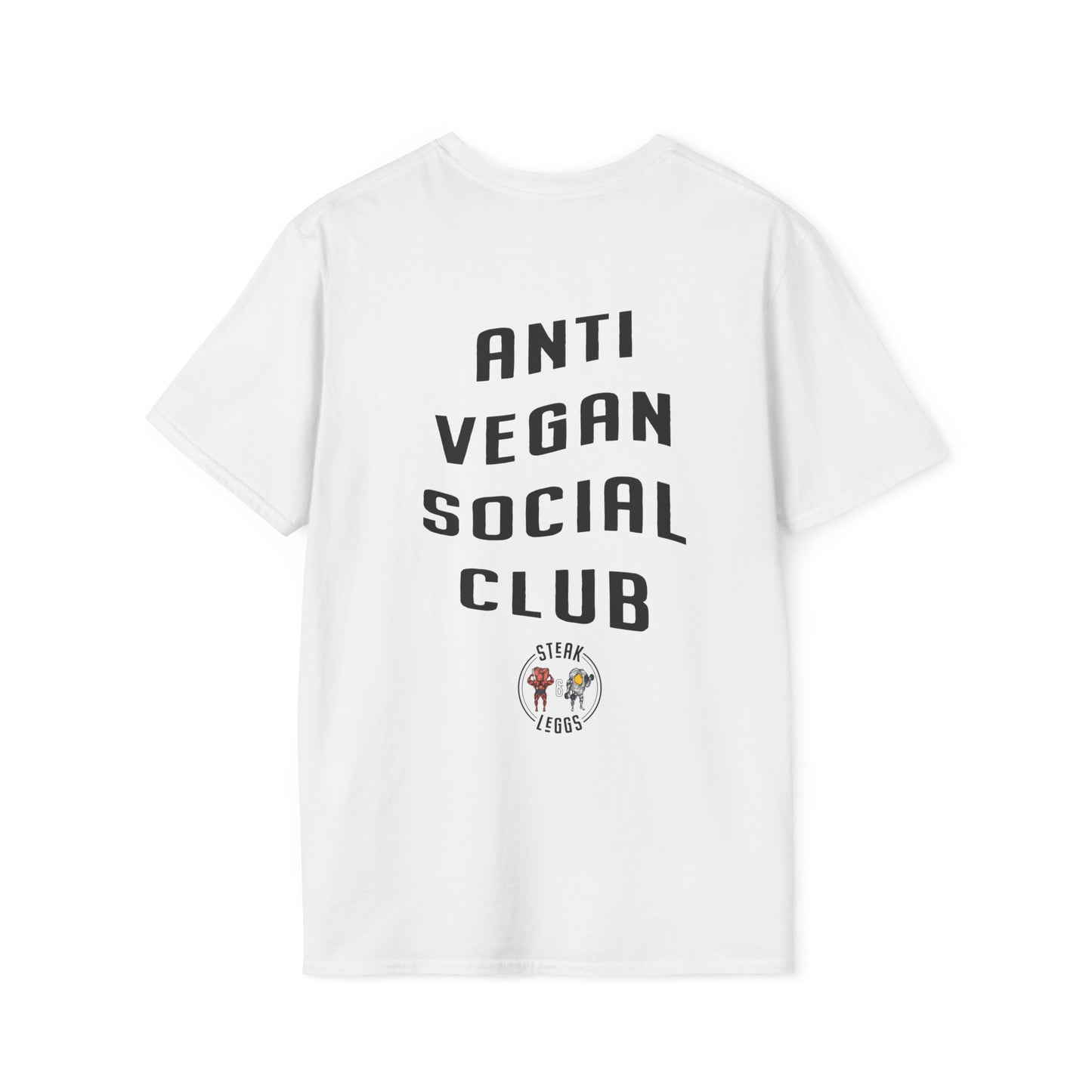 Steak and Leggs Anti-Vegan Social Club Tee