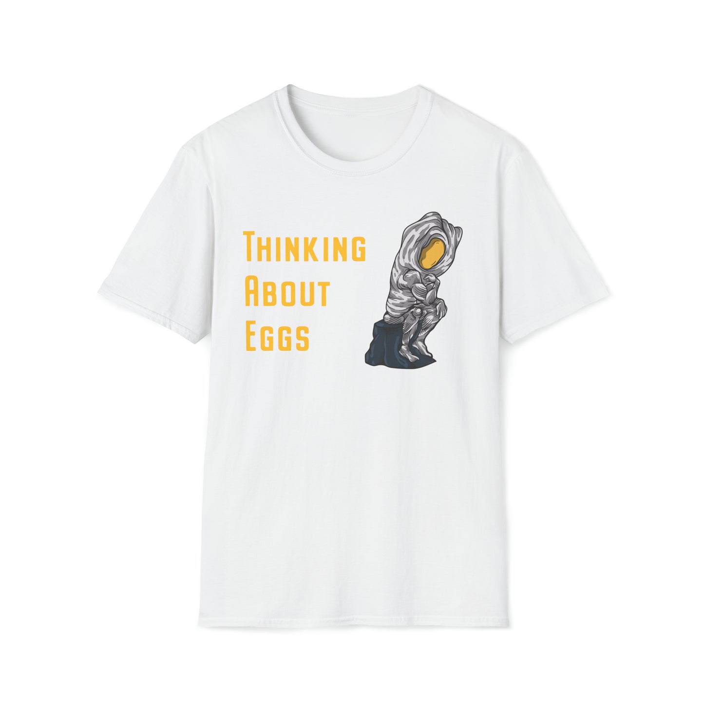 Steak and Leggs Thinker Eggs Tee